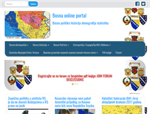 Tablet Screenshot of bosnaonline.org